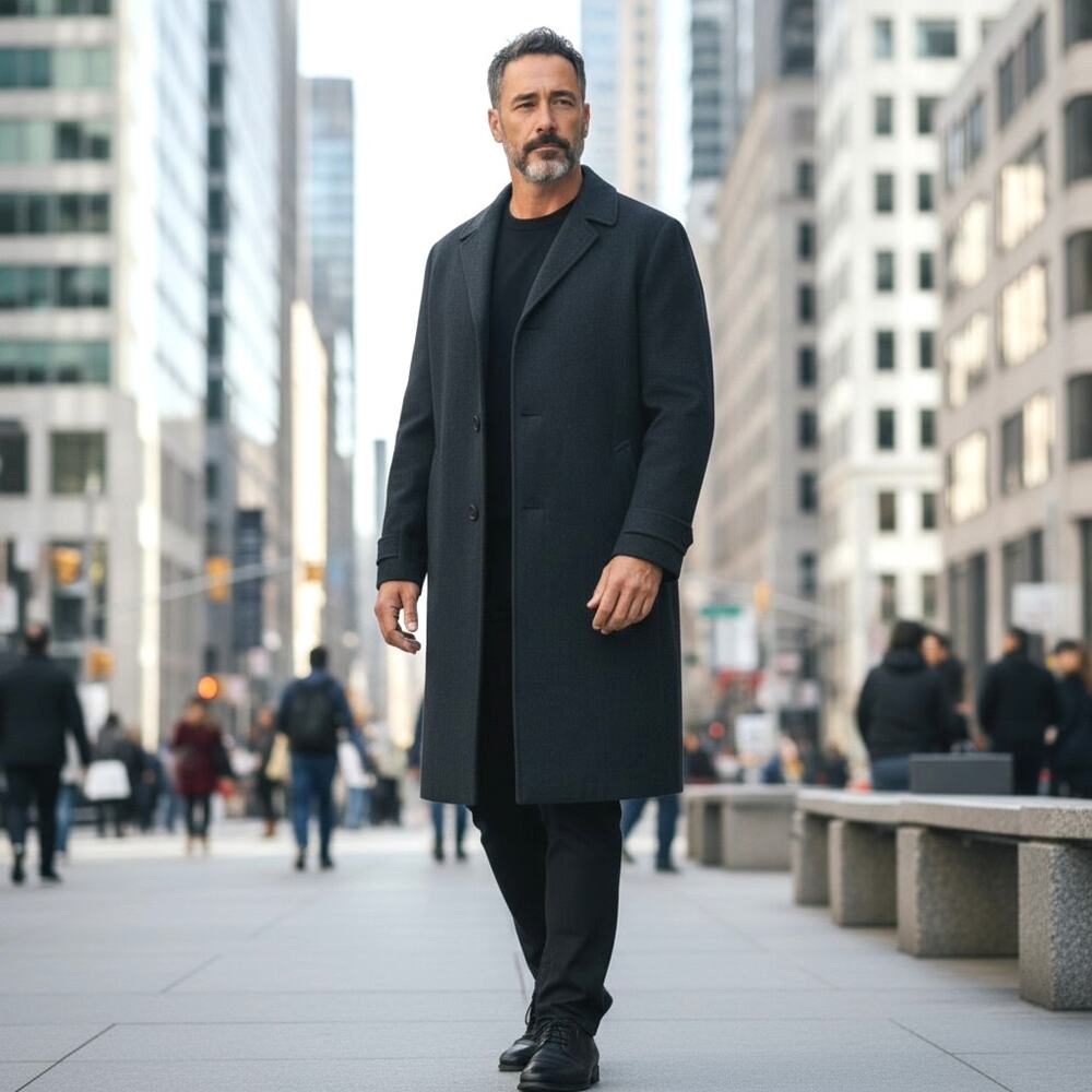 1950's Cashmere Topcoat HART SCHAFFNER & MARX L/XL  Regency Corpcore Dapper